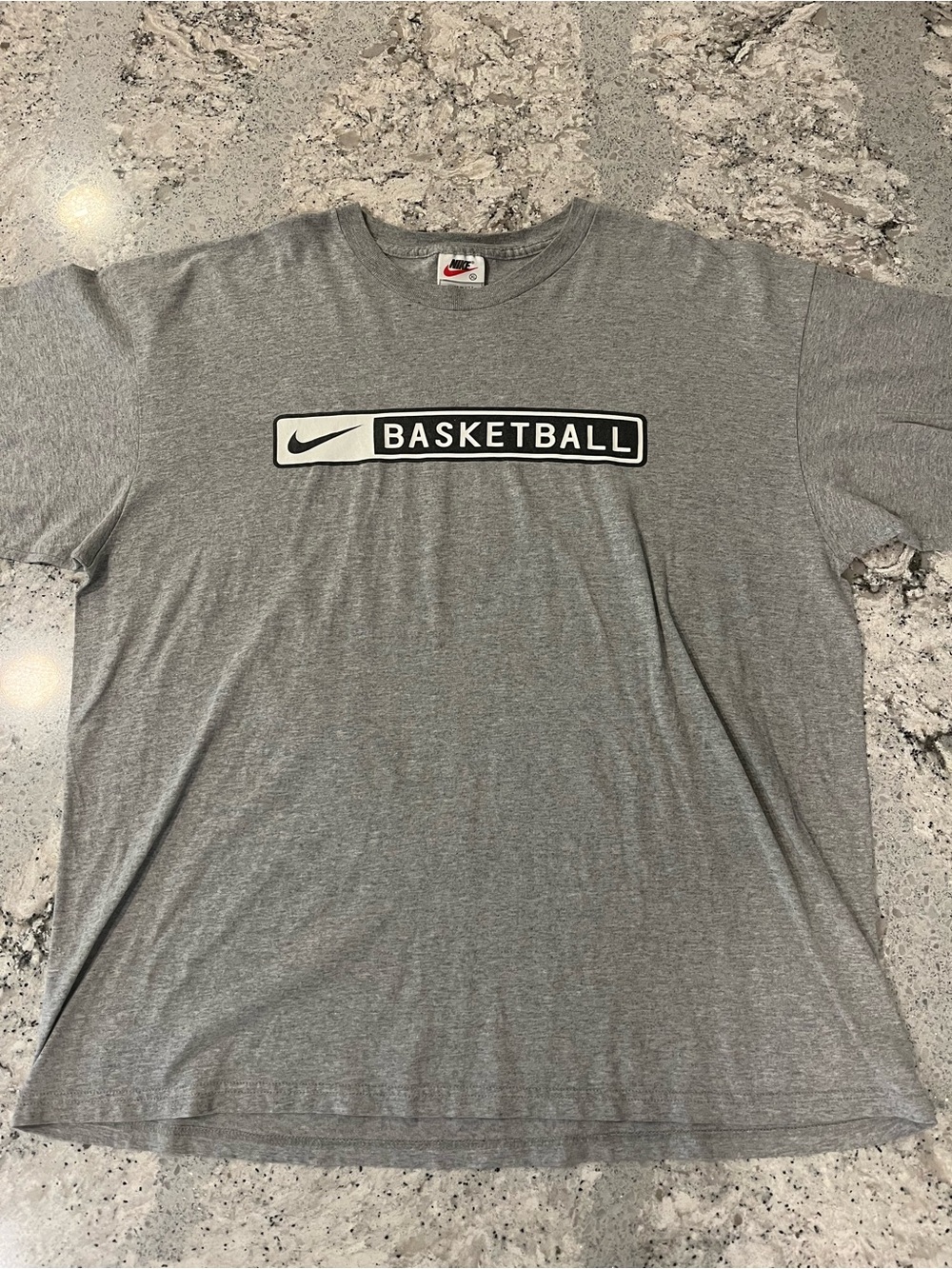 Vintage 90s Nike Basketball Grey Tee